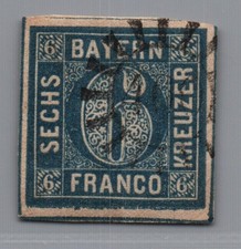 Bayern Michel Numéro 10b oblitéré
