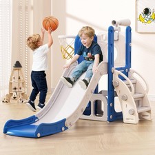 Babytronic Toddler Slide, 6 in 1 Kids Indoor Slide for Toddlers 1-3, Baby Indoor
