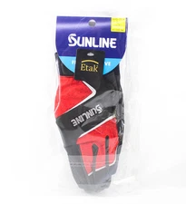 Sunline SUG-704 Salt Glove Casting Jigging Red Size L (7887)