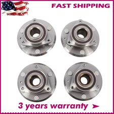 For Chevy Traverse Enclave GMC Acadia 4PC Set Front and Rear Wheel Bearing Hubs