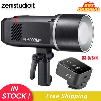 Godox AD600BMII Bowens Mount Outdoor Flash Studio Modeling Light + X3 Trigger