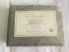 New Fine Deluxe Hotel 300 Thread Count 100% Cotton King Sheet Set