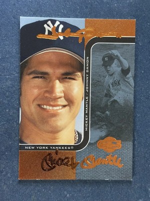 2006 Topps Co-Signers Changing Faces Blue Mickey Mantle/Damon /125