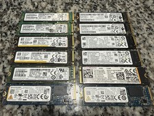 (LOT OF 12) M.2 NVMe 512GB SSD Various Brands