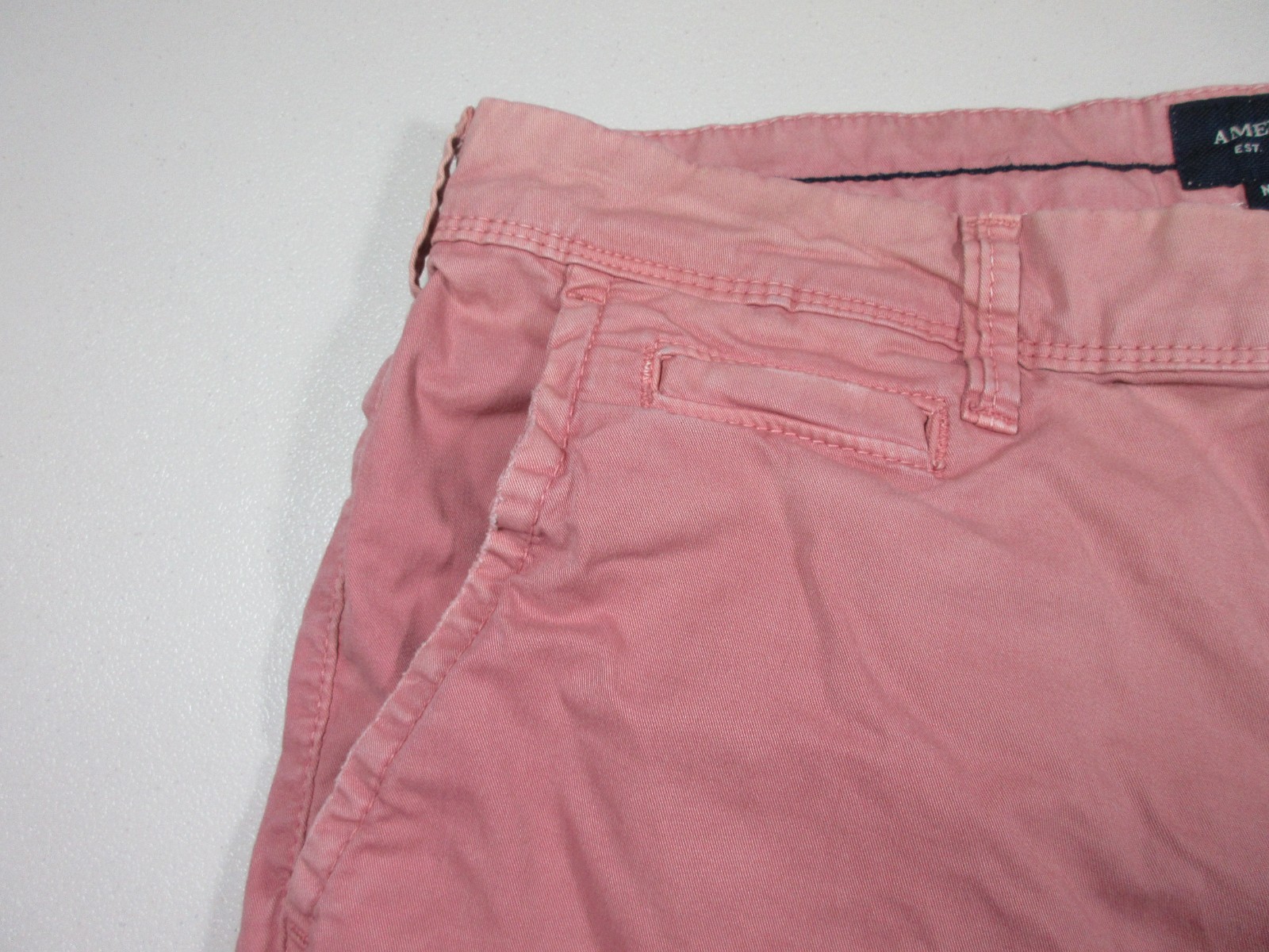 American Eagle men solid red distressed Next Leve… - image 2