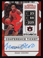 2020 Contenders Draft Picks RPS Conference Ticket /10 Isaac Okoro #60 Auto 04tz