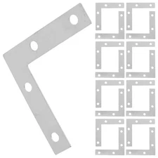 50 Pcs Picture Frame Reinforced Corner Code Furniture Metal Brackets Fixing
