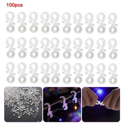 100pcs Gutter Hanging Hooks / Clips for Christmas Xmas String Lights Outdoor | - Bild 5 von 18