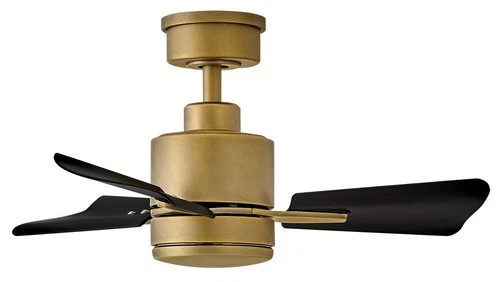 Hinkley Lighting - Atom - 3 Blade Dual Mount Ceiling Fan with Light Kit In - Picture 2 of 4