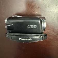 Panasonic SDR-H79 Handheld 60GB HDD Camcorder Black Needs Battery Works H80 70x