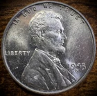 1943-S Lincoln Wheat Penny Cent Uncirculated #1