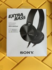 Sony extra bass headphones with mic sealed never used