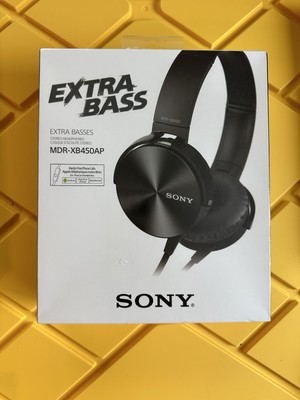 Sony extra bass headphones with mic sealed never used 