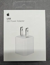Apple A1385 5W USB Wall Charger Cube Power Adapter for iPhone - White