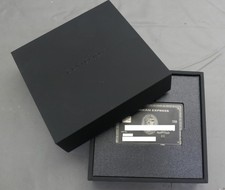 Authentic American Express Amex Centurion Black Card with Case