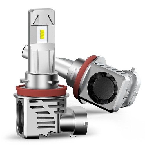 AUXITO 2x H11 H8 H9 LED ZES Headlight 24000LM 120W Kit HI Low Beam Bulb 6500K US - Picture 11 of 12