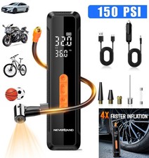 Elektrische Fahrradpumpe 150PSI 20000mAh Akku Luftkompressor LED Taschenlampe