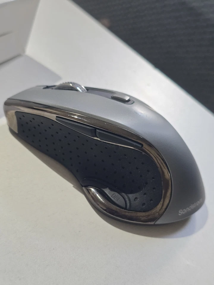 SANDSTROM [SMWLHYP15] Wireless Blue Trace Mouse - Gun Metal  - Image 2 of 4