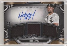 2021 Topps Museum Collection Single-Player Triple Relic /249 Jose Abreu Auto c8a