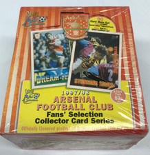 1997/98 Futera Arsenal Football Club Fan's Selection Trading Card Box(36 packs)