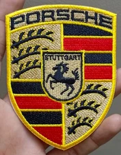 Sports Car Racing Brand Logo Iron On Patch-Sew Patch-Embroidered Patch 3.8"x2.9"