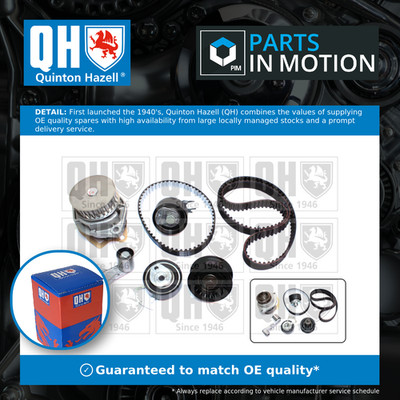 Timing Belt & Water Pump Kit fits VW BEETLE 1.4 01 to 10 BCA Set QH VOLKSWAGEN