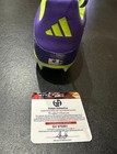 Lionel Messi adidas Purple Football Cleats  autographed cleats Global authenticS — photo 2