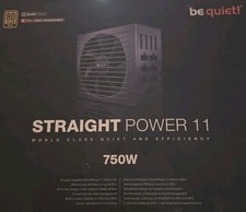 Be Quiet Straight Power 11 , 750w Platinum PSU 80 New - Sealed
