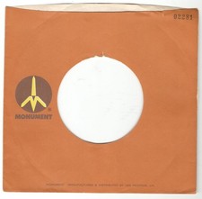 THREE ENGLISH UK 45 RPM 7  RECORD SLEEVES / MONUMENT  PYE RECORDS