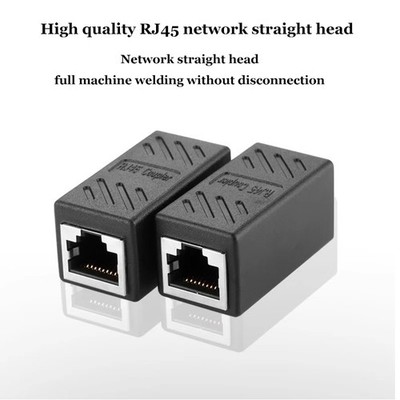 Netzwerkkabel Extender Adapter RJ45 Gigabit Dual Pass Kabelverlängerung