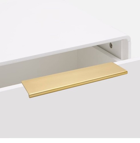 Gold Finger Edge Pulls 15 Pack Champagne Gold 5in Center Kitchen Handles - Picture 4 of 6