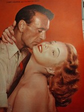 Sk270 Ephemera 1950s Film Picture Gary Cooper Patricia Neal 
