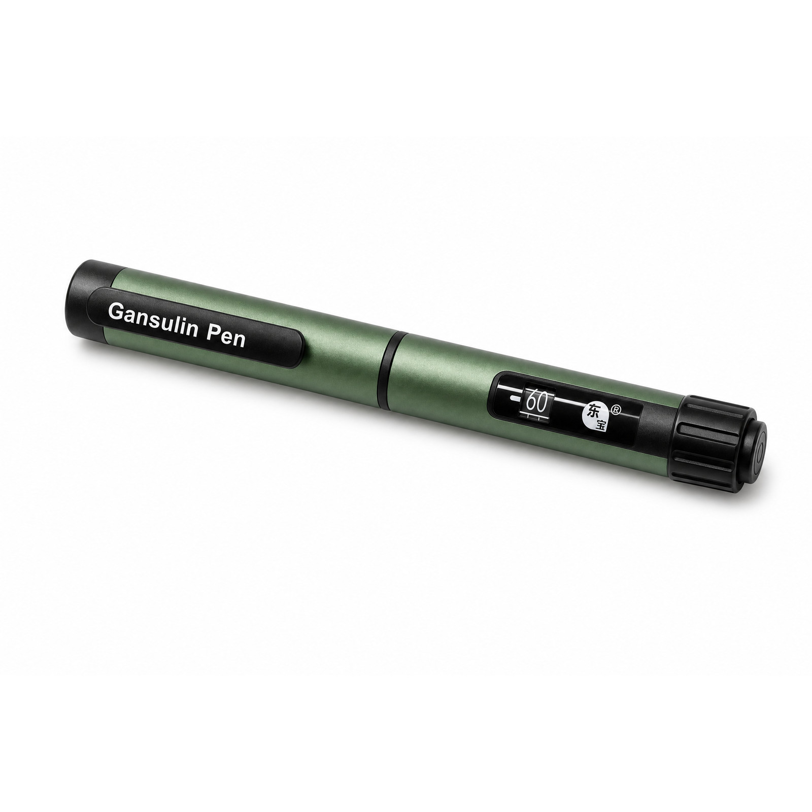 Gansulin All-Metal Reusable Auto Injector Pen 1-60 Unit Dial 3ml Cartridge +Case
