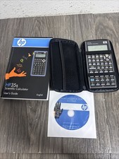 HP 35S Scientific Calculator With User Manual And CD S2