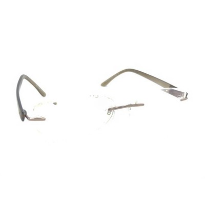 Silhouette 7608 40 6055 Titanium Brown Rimless Eyeglasses Frames 17 140 Austria