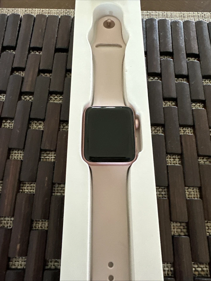 Apple MQ142LL/A Series 2 42mm Smartwatch with Rose Gold Aluminum Case - Image 2 of 4