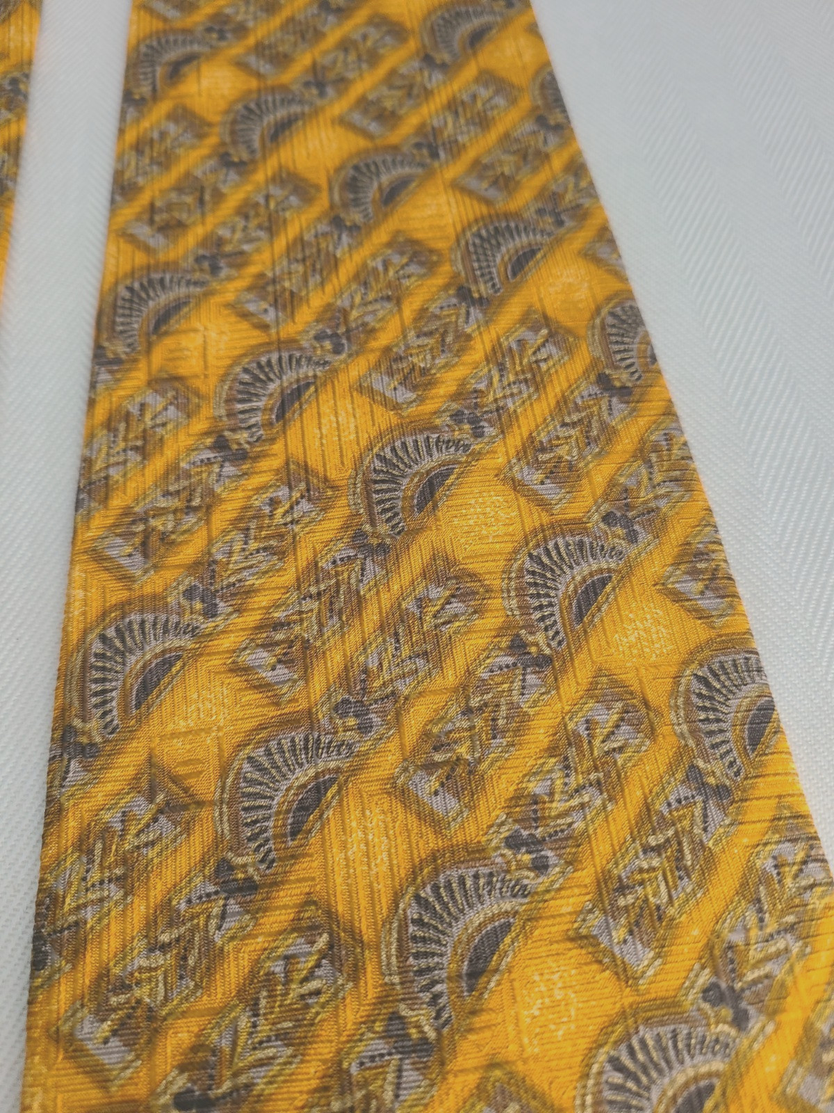 Robert Talbott SILK NECKTIE Studio Extra Long Rus… - image 2