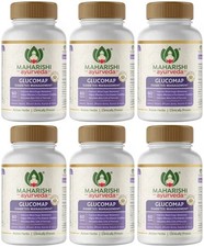 6 x Maharishi GLUCOMAP Tablets 60tab Herbal Ayurvedic