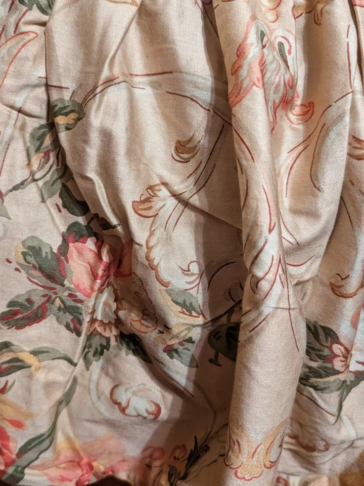 Ralph Lauren Guinevere Floral King Bed skirt Cotton sateen New - Image 3 of 4