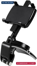 Universal Car Phone Holder Mount, 360 Degrees Rotation ABS Car Dashboard Clip Mo