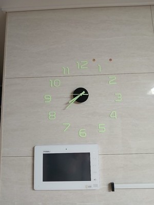 Modern DIY luminous Wall Clock 3D Mirror Surface Sticker Number Watch Decor