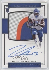 2017 Panini National Treasures Collegiate /99 Jeremy McNichols Rookie Auto RC