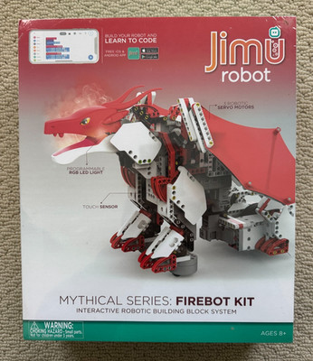 UBTECH JIMU Robot Mythical Series FIREBOT KIT JRA0601 Help Kids Learn To Code