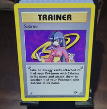 The Pokémon Company Sabrina 110/132 Gym Challenge Regular Rare Trainer EN on eBay