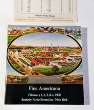 Sotheby's Parke Bernet 1978 Fine Americana Auction Catalog New York