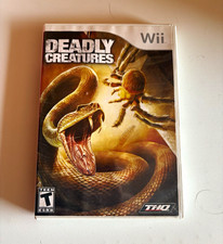THQ Deadly Creatures Nintendo Wii 2009 T NTSC-U/C Manual Included