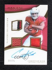 2018 Panini Immaculate Player's Collection 22/25 Christian Kirk #PC-CK Auto 0d44