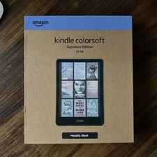 Amazon Kindle Colorsoft Signature Edition 32 GB Color Display Metallic Black