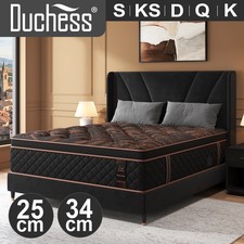 Duchess Mattress Queen Double King Single Bed Euro Top Spring Foam 25cm 34cm