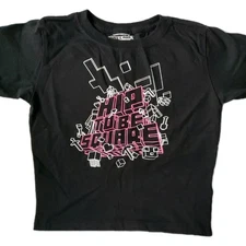Minecraft Childs size 3T TShirt Threadless "Hip To Be Square"                 